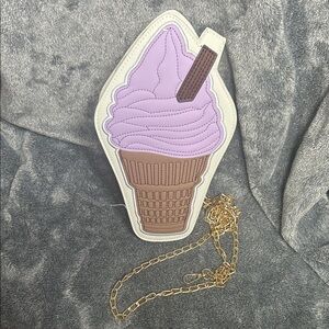 Ice Cream Cone Crossbody Bag